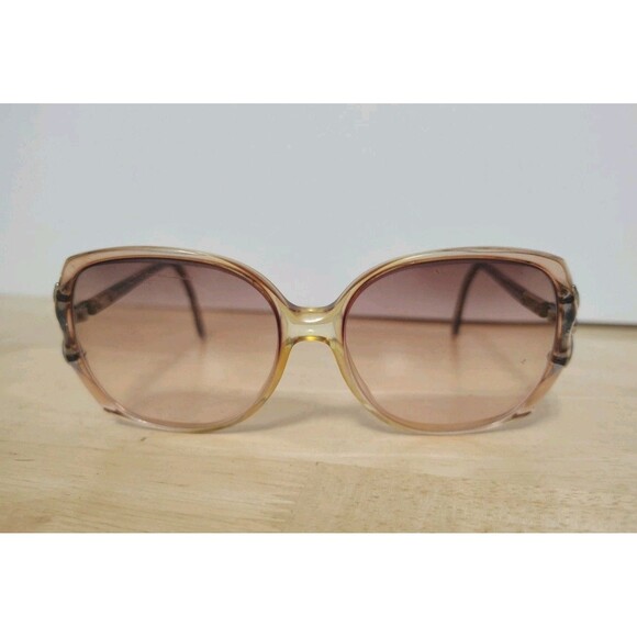 Vintage Luxottica Maude Sunrose Translucent Oval Eyeglasses Tinted Italy main image 7